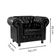 Kit Namoradeira E 2 Poltronas Chesterfield Vittorio Via Courano Marrom