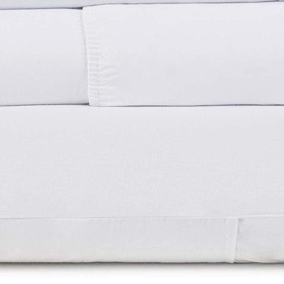 Jogo De Cama Solteiro Top Line Hipercal 180 Fios 3 Peças 100% Poliéster - Branco