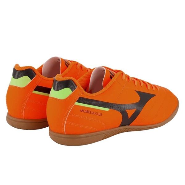 Chuteira Futsal Mizuno Morelia Club In 38 / Laranja