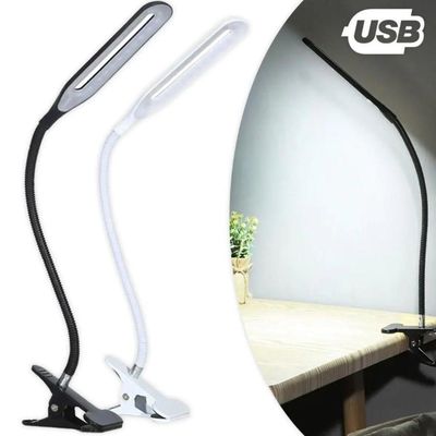 Luminária Led De Mesa Com Presilha Alimentação