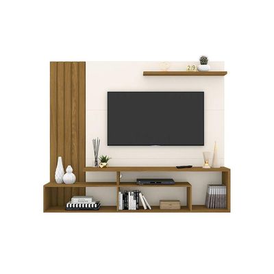 Painel para TV até 65" Lian Casa 812 nature com off white
