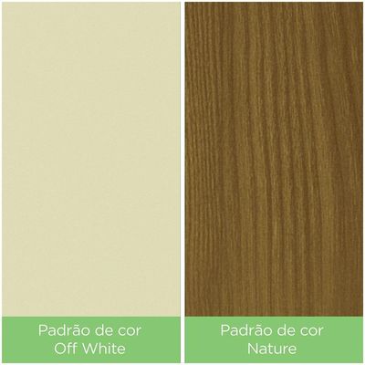 Painel para TV até 65" Lian Casa 812 nature com off white