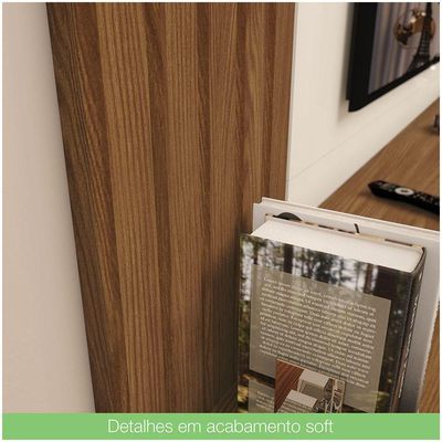 Painel para TV até 65" Lian Casa 812 nature com off white