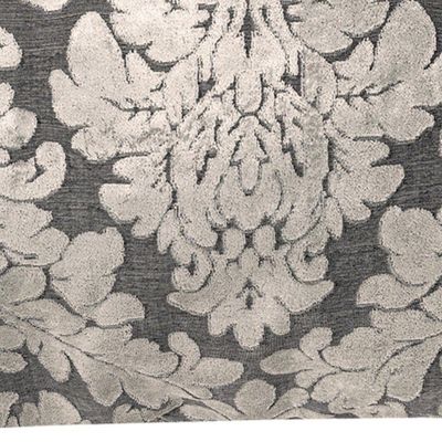 Capa De Almofada Decorativa Madri 1 Peça 45cm X 45cm 100% Poliéster - Prata