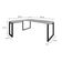 Mesa Em L Presidente 190x160x75cm Yon - Off White-est.preta Off White-est.preta