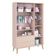 Quarto De Bebê Theo 3 Portas Cômoda Gaveteiro Rosa Com Pés Madeira Natural - Reller