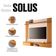 Painel Para Tv Suspenso Solus E Mesa De Centro Sky Cinamomo Off White - Hb Móveis