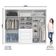 Berço Nacional Mel Branco Acetinado - Reller E Guarda Roupa Casal Americano 6 Portas Branco Hp - Henn