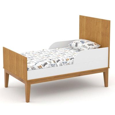 Quarto De Bebê Americano 6 Portas Com Berço Americano Unique Freijó Branco Soft  Eco Wood - Matic - Henn