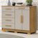 Cômoda Sapateira Para Quarto 2 Portas 5 Gavetas Biana V01 Nature Fendi - Lyam Decor