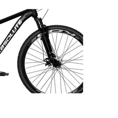 Bicicleta Aro 29 Absolute Nero 5 Alumínio 21v Câmbios Shimano Mountain Bike Freio A Disco Preto 23