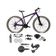 Bicicleta Aro 29 Absolute Nero 5 Câmbios Shimano Deore-altus 27v Freio Hidráulico Garfo Com trava Roxo 19