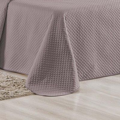 Kit Cobre Leito Bouti Mavie Geométrico Queen 3 Peças 100% Poliéster - Lavanda