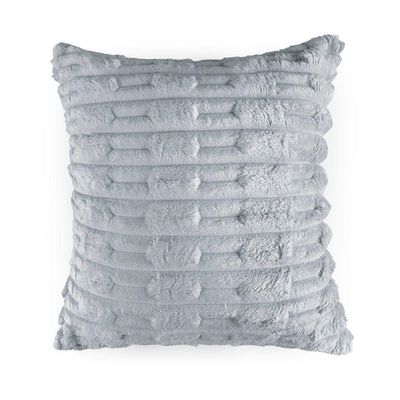 Kit 02 Capas De Almofadas Polar 45cm X 45cm 100% Poliéster - Platina
