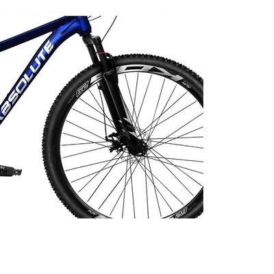 Bicicleta Aro 29 Absolute Nero 5 Alumínio Freio A Disco 21v Garfo Suspensão Mountain Bike Azul 15
