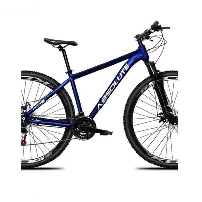Bicicleta Aro 29 Absolute Nero 5 Alumínio Freio A Disco 21v Garfo Suspensão Mountain Bike Azul 15
