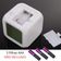 Relógio Cubo Digital Led Colorido Alarme Despertador De Cabeceira