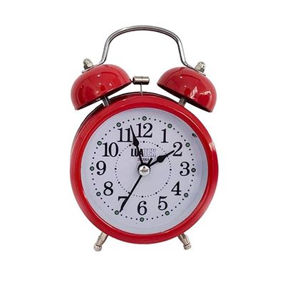 Relógio Despertador Analógico 2 Sinos Modelo Antigo Retro Desperte Com Estilo E Nostalgia azul
