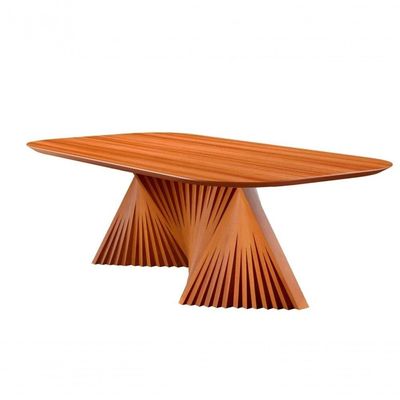Mesa Jantar Madeira Base Torcida 1,60x0,90 Opala Harmonia