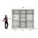 Guarda Roupa Casal Com Espelho 3 Portas 4 Gavetas - Arezzo Plus-branco - Móveis Horizonte