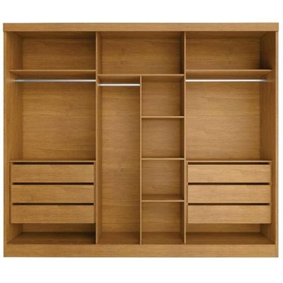 Guarda-roupa Casal Ripado 6 Portas Siena- Bianchi