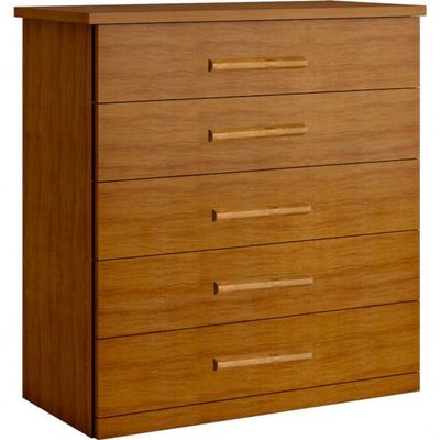 Cômoda Para Quarto 5 Gavetas - Toronto Bianchi