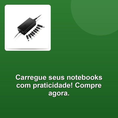 Fonte Universal Notebook 90W 9 Adaptadores