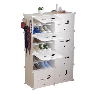 Armario Organizador Grande Modular 8 Modulos Com Prateleiras