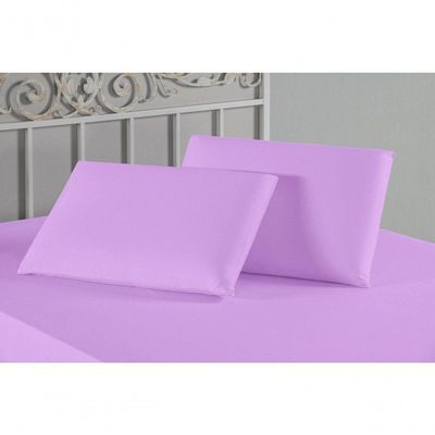 Fronha Nobre 1 Peça 50cm X 70cm Malha 100% Algodão - Lilás