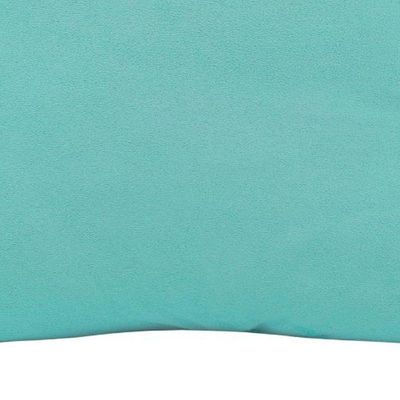 Capa De Almofada Decorativa Zion Suede 1 Peça 45cm X 45cm 100% Poliéster - Turquesa