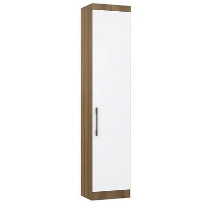 Guarda Roupa Modulado Sapateira 50cm Taiga Avelã/branco L01 - Mpozenato