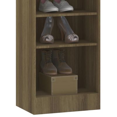 Guarda Roupa Modulado Sapateira 50cm Taiga Avelã/branco L01 - Mpozenato