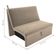 Sofá Cama 2 Lugares Belize Suede Bege