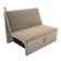 Sofá Cama 2 Lugares Belize Suede Bege