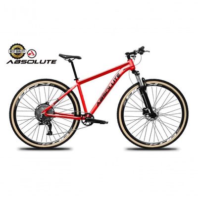 Bicicleta Aro 29 Nero 5 Peças Inteira Absolute 12v Freio Hidráulico Garfo Com Trava K7 11-52d Vermelho 15
