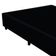 Cama Box Casal Suede Mega Cama Preto 138x188x42cm