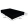 Cama Box Casal Suede Mega Cama Preto 138x188x42cm