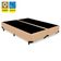 Cama Box Queen Bipartido Sintético Mega Cama Bege 158x198x42cm