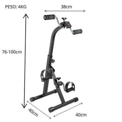 Bicicleta Ergométrica Braços E Pernas Com Marcador Digital