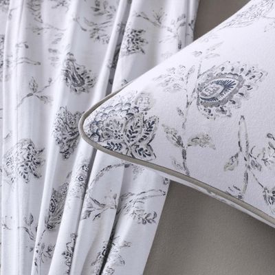 Jogo De Cama King 4 Peças Altenburg Malha Fio Penteado Celeste