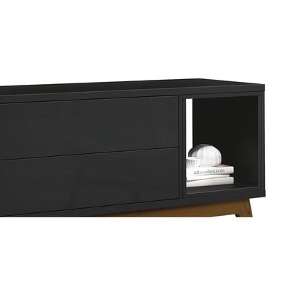 Rack Para Tv Horizon 2.2 Preto - Moveisaqui