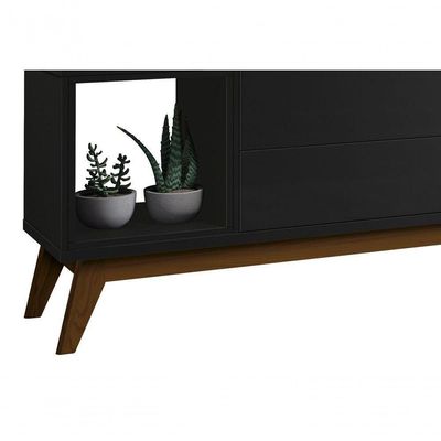 Rack Para Tv Horizon 2.2 Preto - Moveisaqui