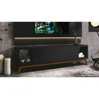 Rack Para Tv Horizon 2.2 Preto - Moveisaqui