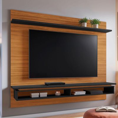 Painel Para Tv Nt 1310 Freijó Com Preto - Notável