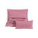 Kit Cobre Leito King + Almofada 5 Peças Bordado Urbany Hipercal 400 Fios 100% Poliéster - Rosê