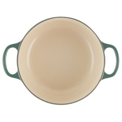 PANELA REDONDA LE CREUSET 20CM SIGNATURE VERDE ARTICHAUT PEGADOR BRONZE 21177207954445