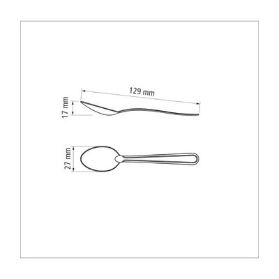 Kit 12 Colher de Chá Inox Buzios - Tramontina
