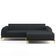 Sofá 4 Lugares Com Chaise Direito 265cm Chumbo