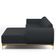 Sofá 4 Lugares Com Chaise Direito 265cm Chumbo