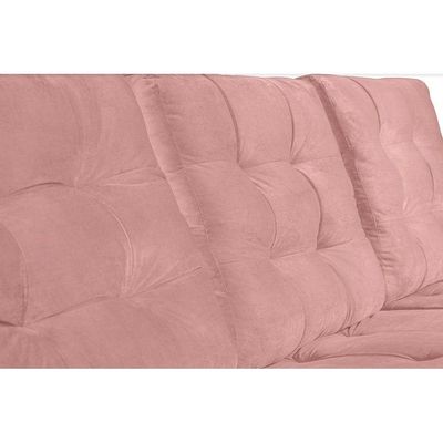 Sofá Modular 6 Lugares Retrátil E Reclinável 3.05M Rose